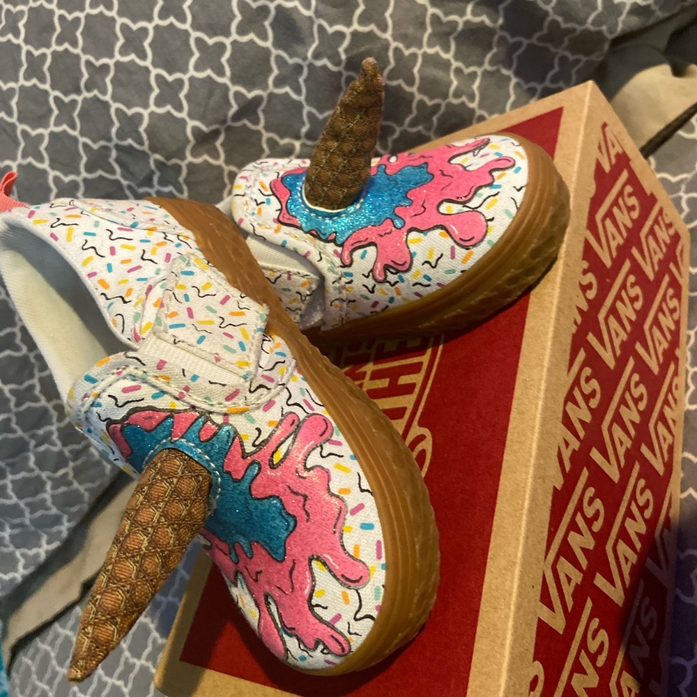 Brand New IceCream Toddler Slip On’s